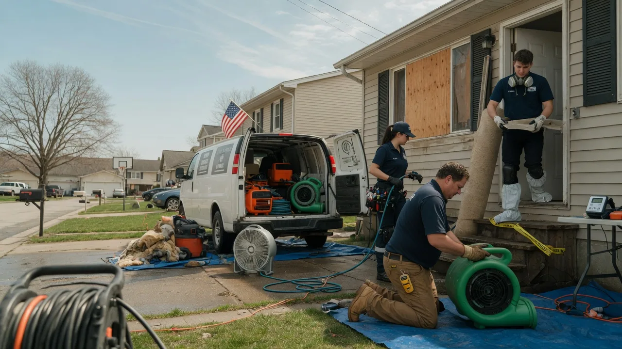 Water Damage Restoration in Lawn, PA near me